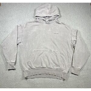 I Love Ugly Hoodie Mens Large Gray Pullover 100% Cotton Logo Sweatshirt